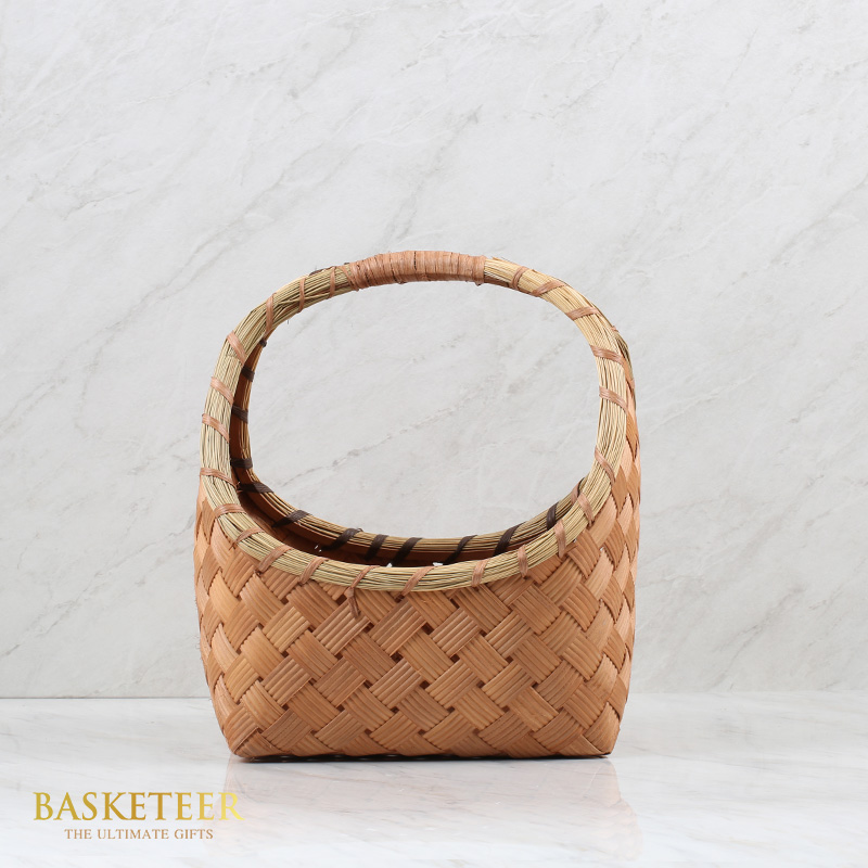 Natural Colored Rattan Basket